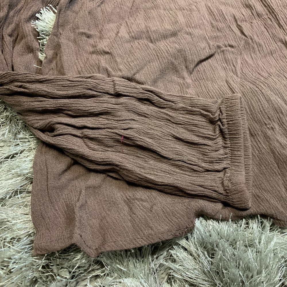 Active USA Gauze Off The Shoulder Top Women size M - Picture 6 of 8